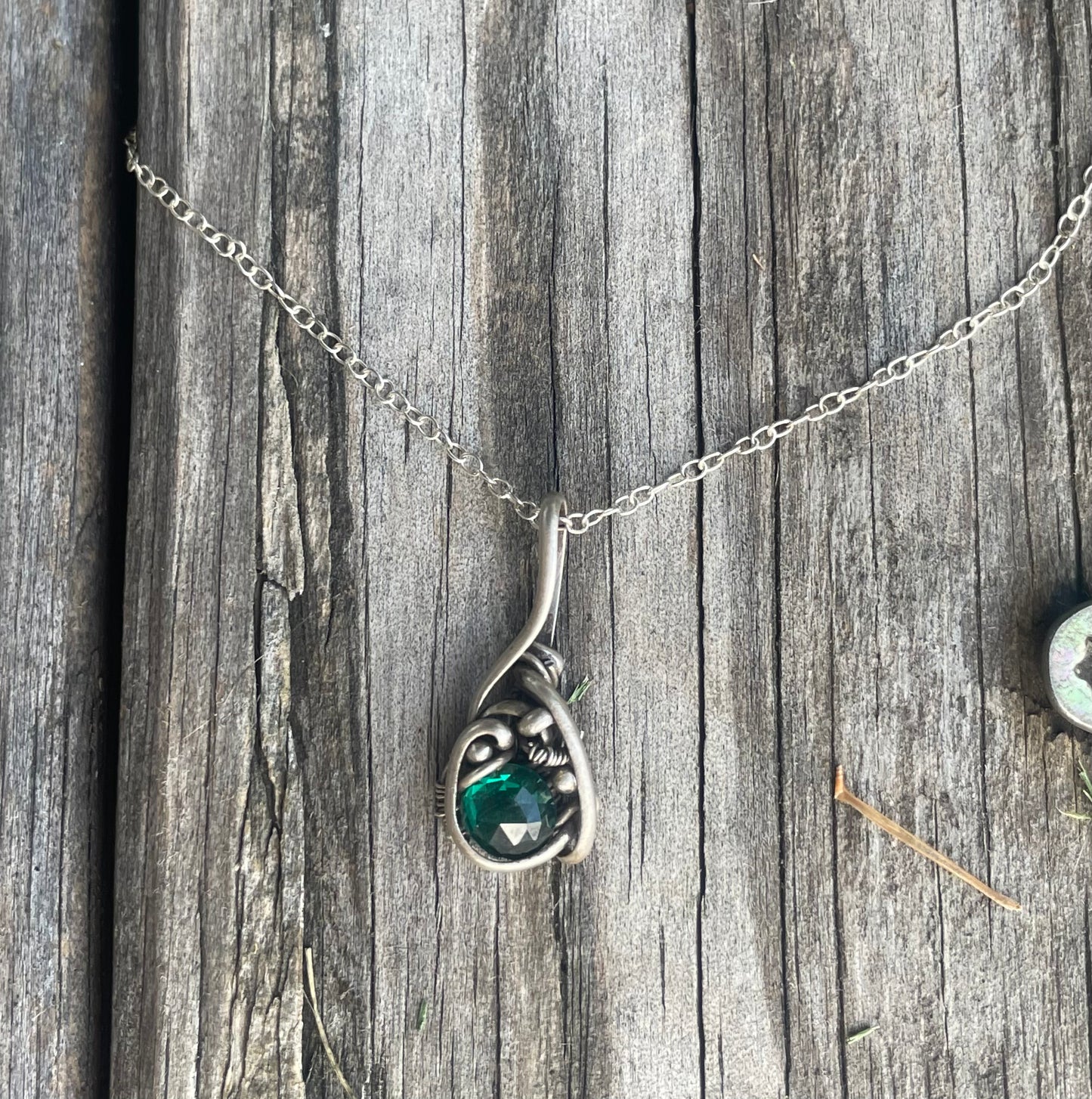 Emerald wire wrap