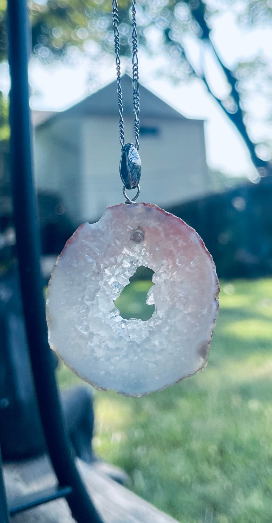 Geode pendant