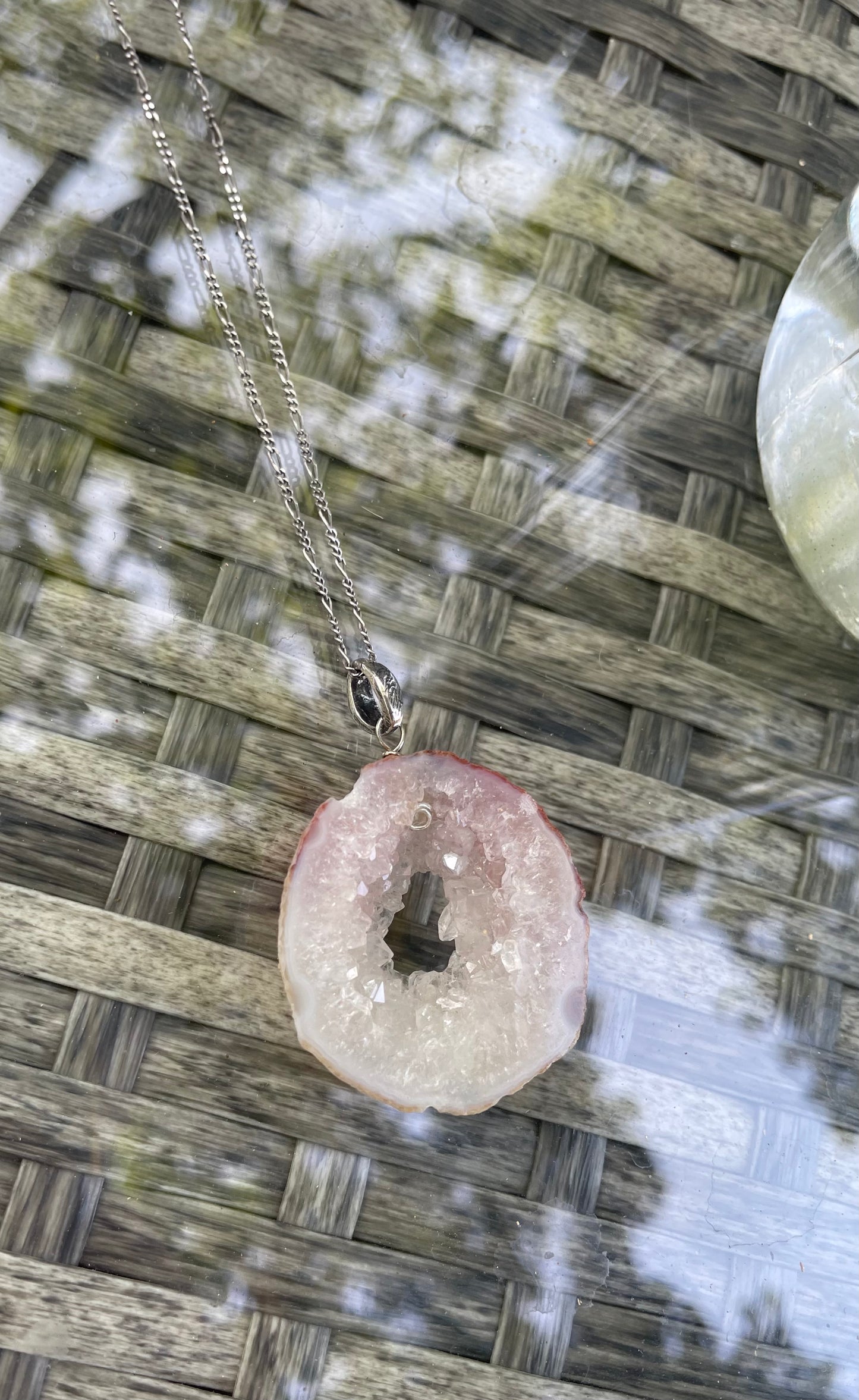 Geode pendant