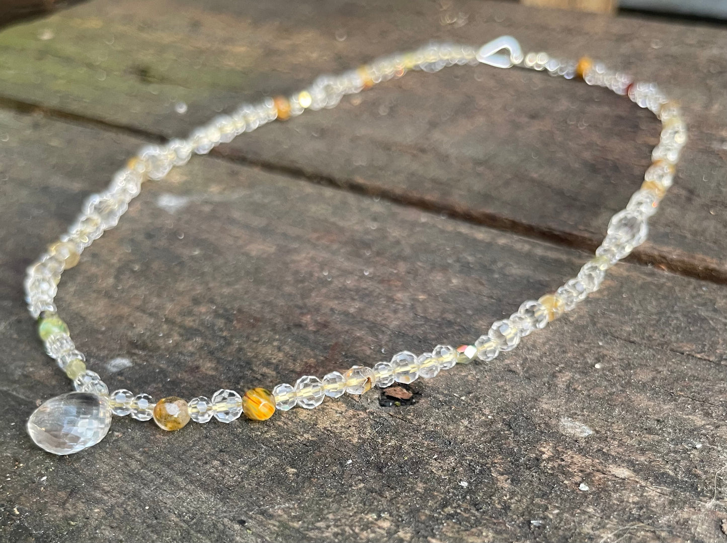 Chakra beaded necklace