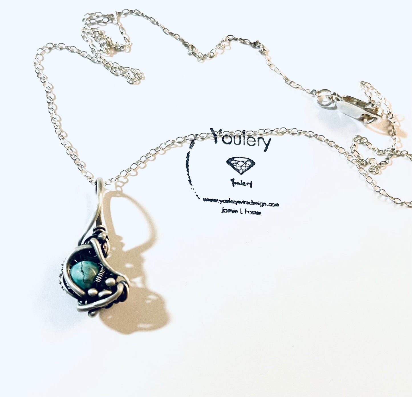 Mini Turquoise wire wrap
