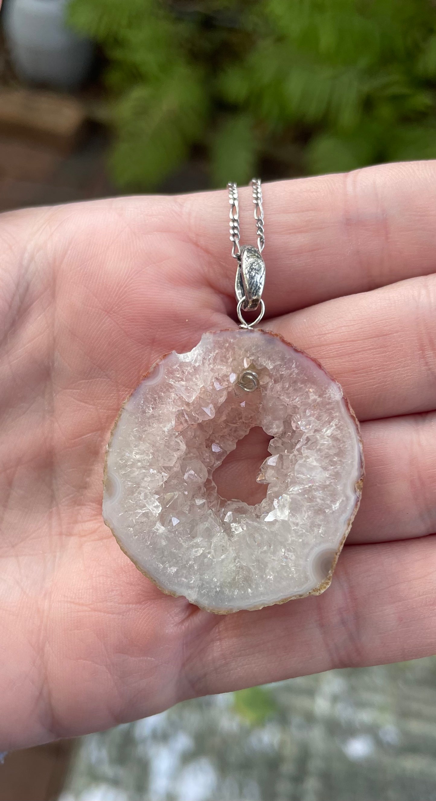 Geode pendant