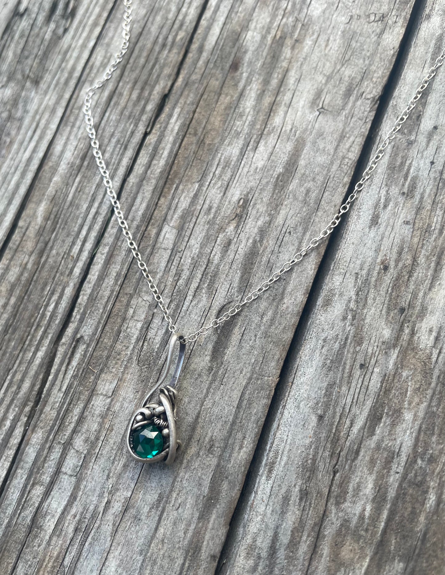 Emerald wire wrap