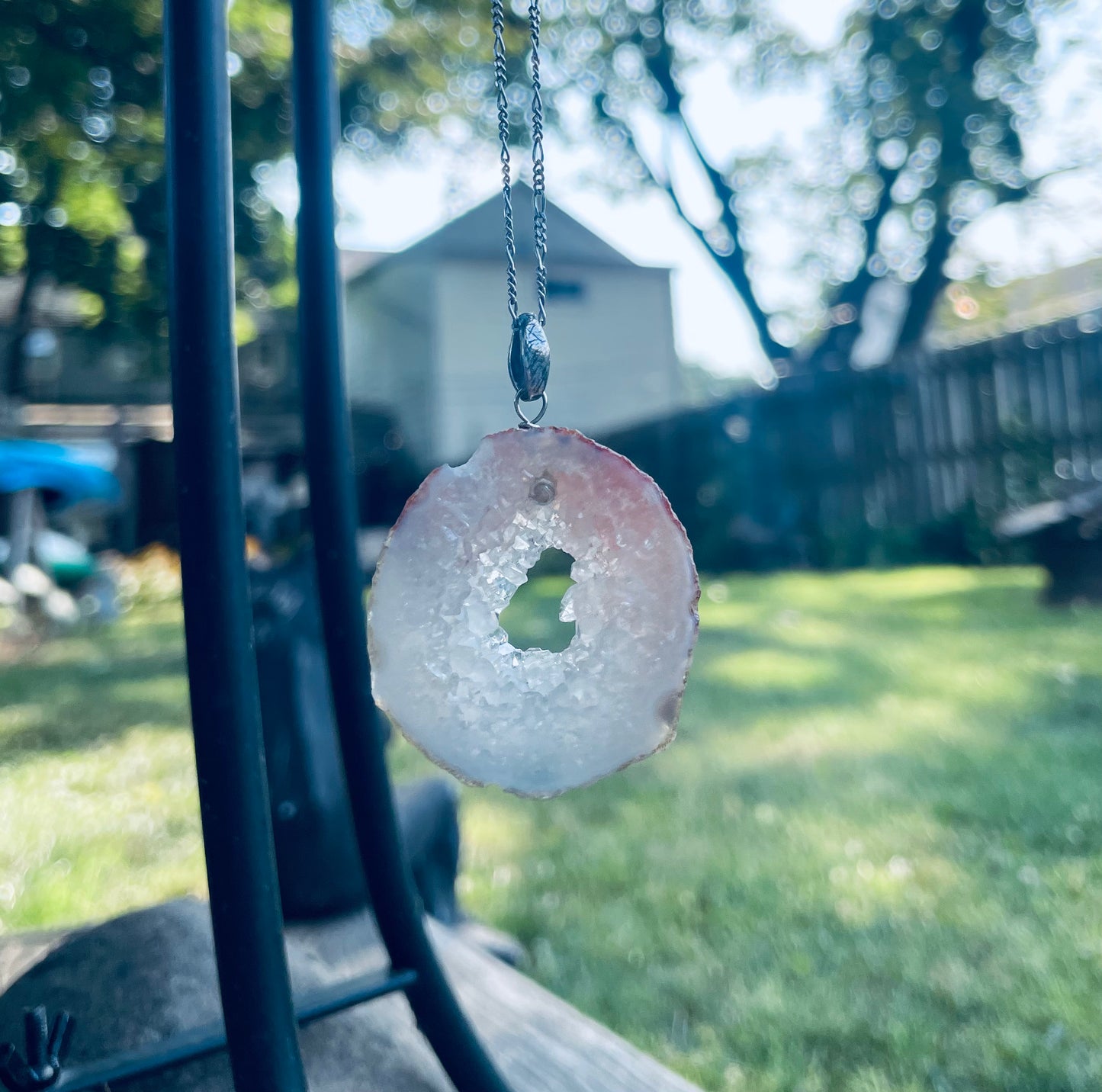 Geode pendant