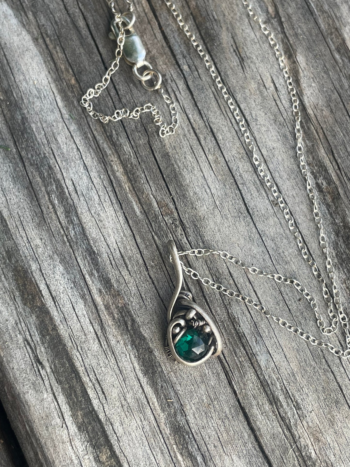 Emerald wire wrap