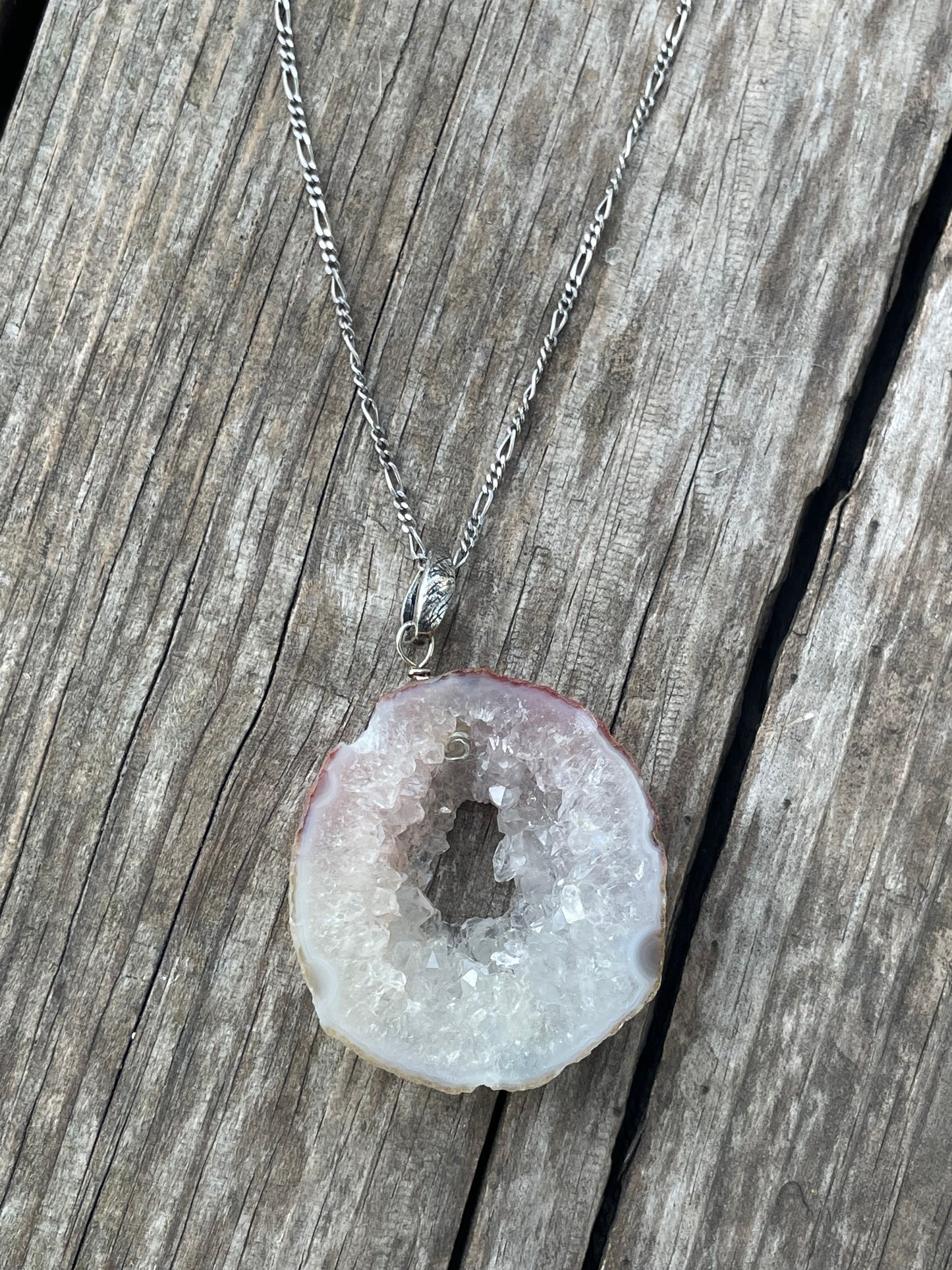 Geode pendant