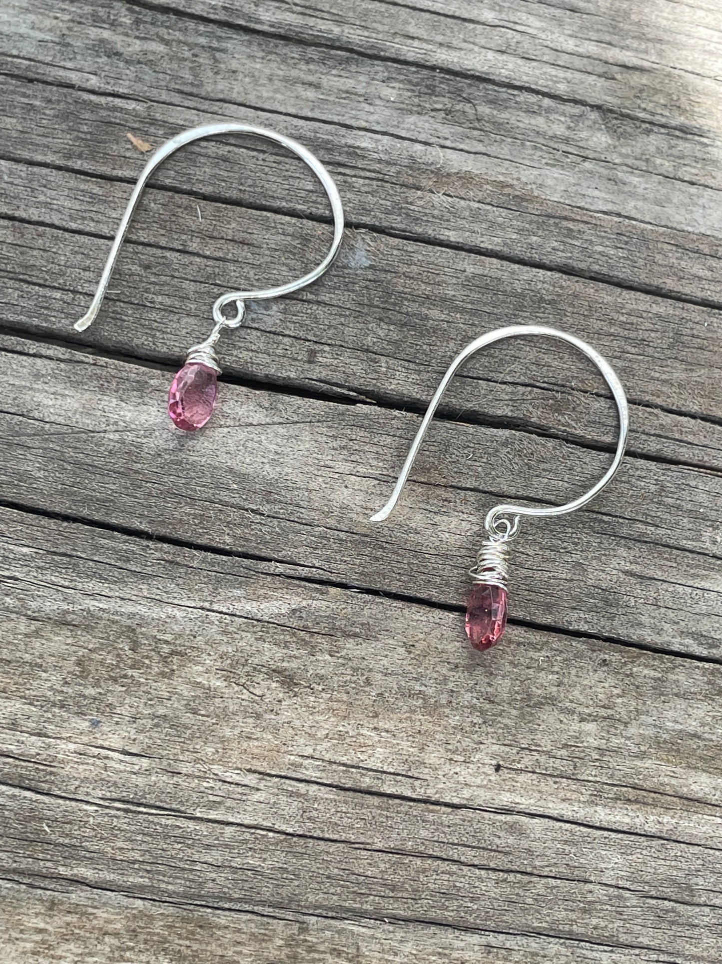 Pink Sapphire earrings