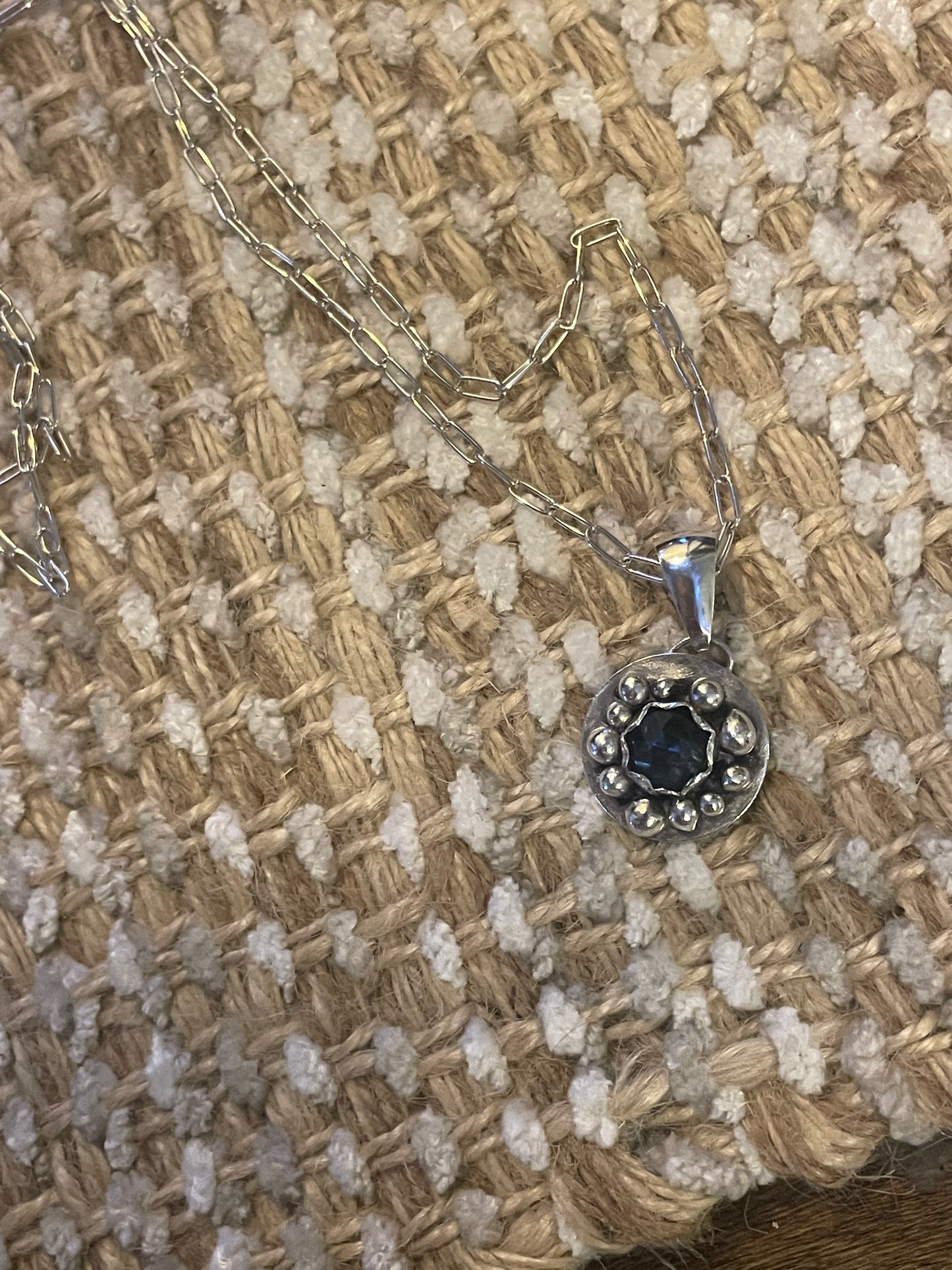 Kyanite pendant necklace