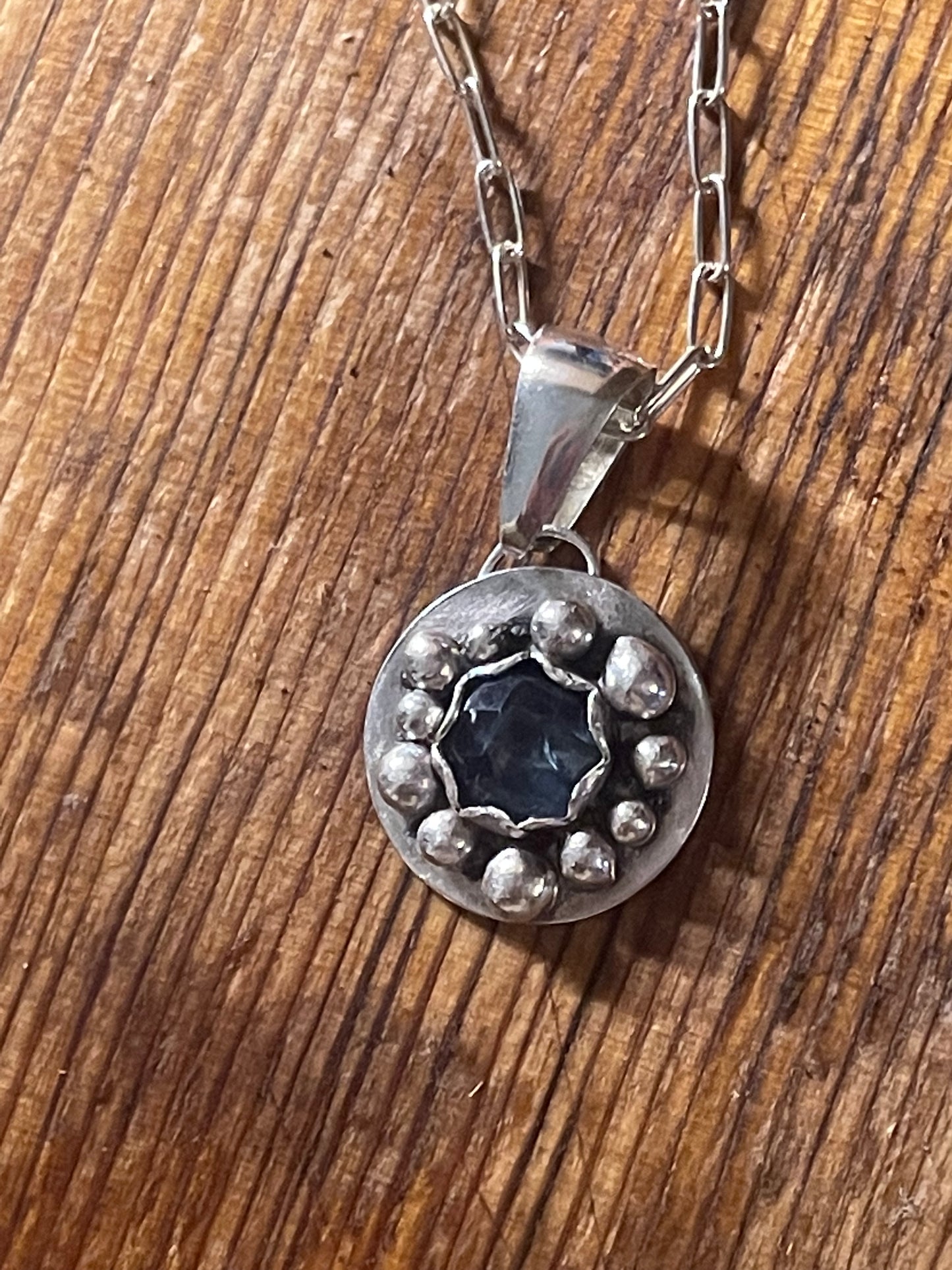 Kyanite pendant necklace