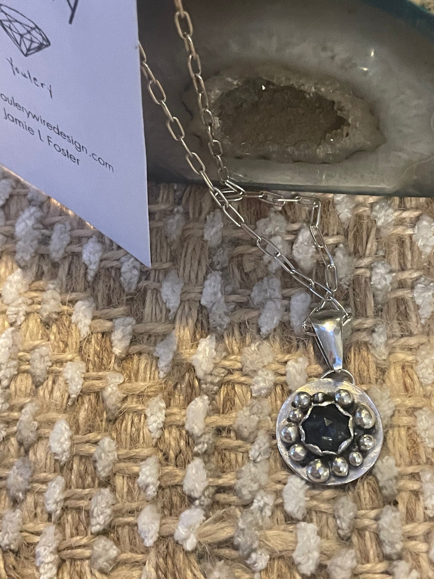 Kyanite pendant necklace
