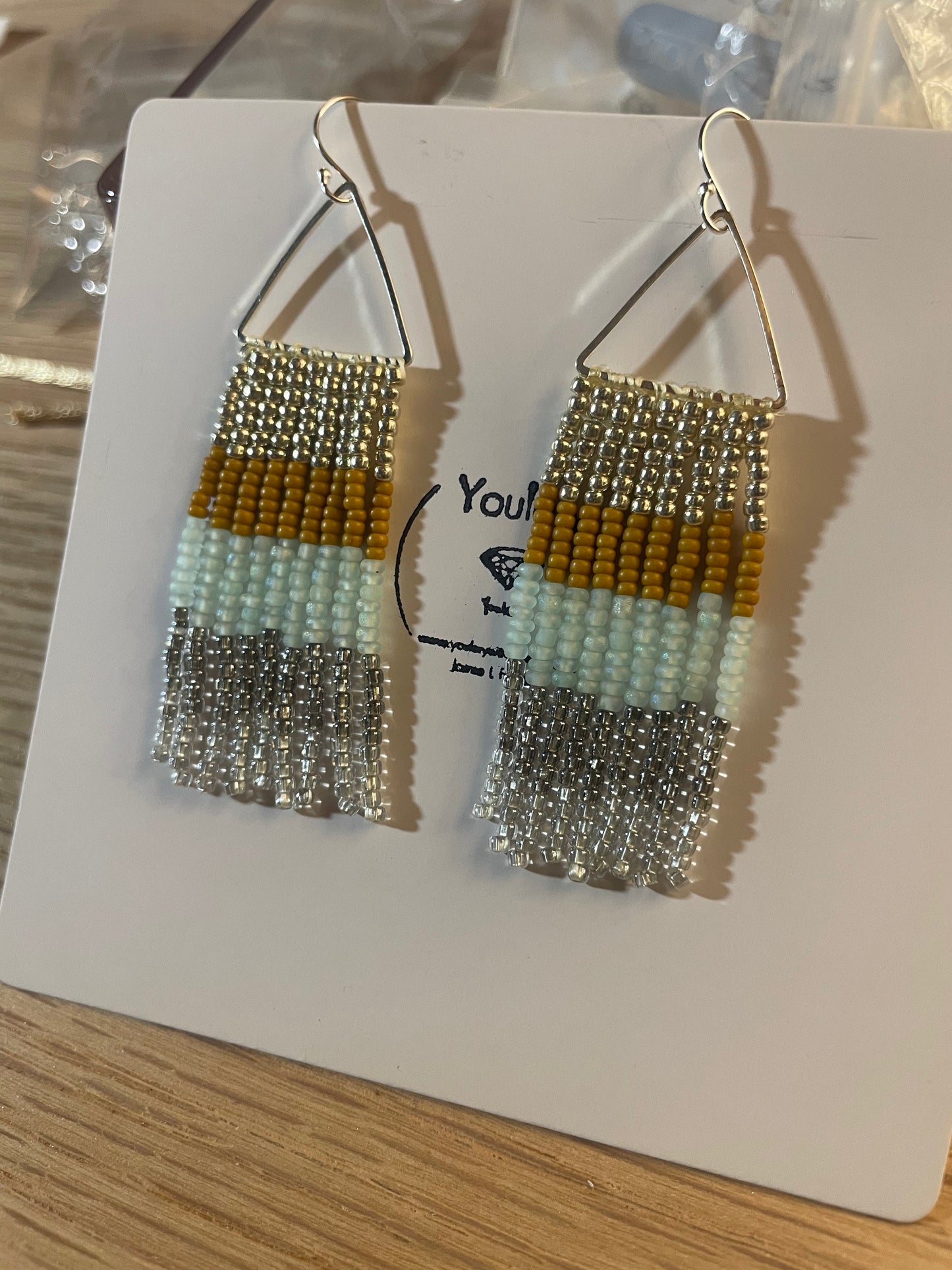 Beaded Fringe earrings