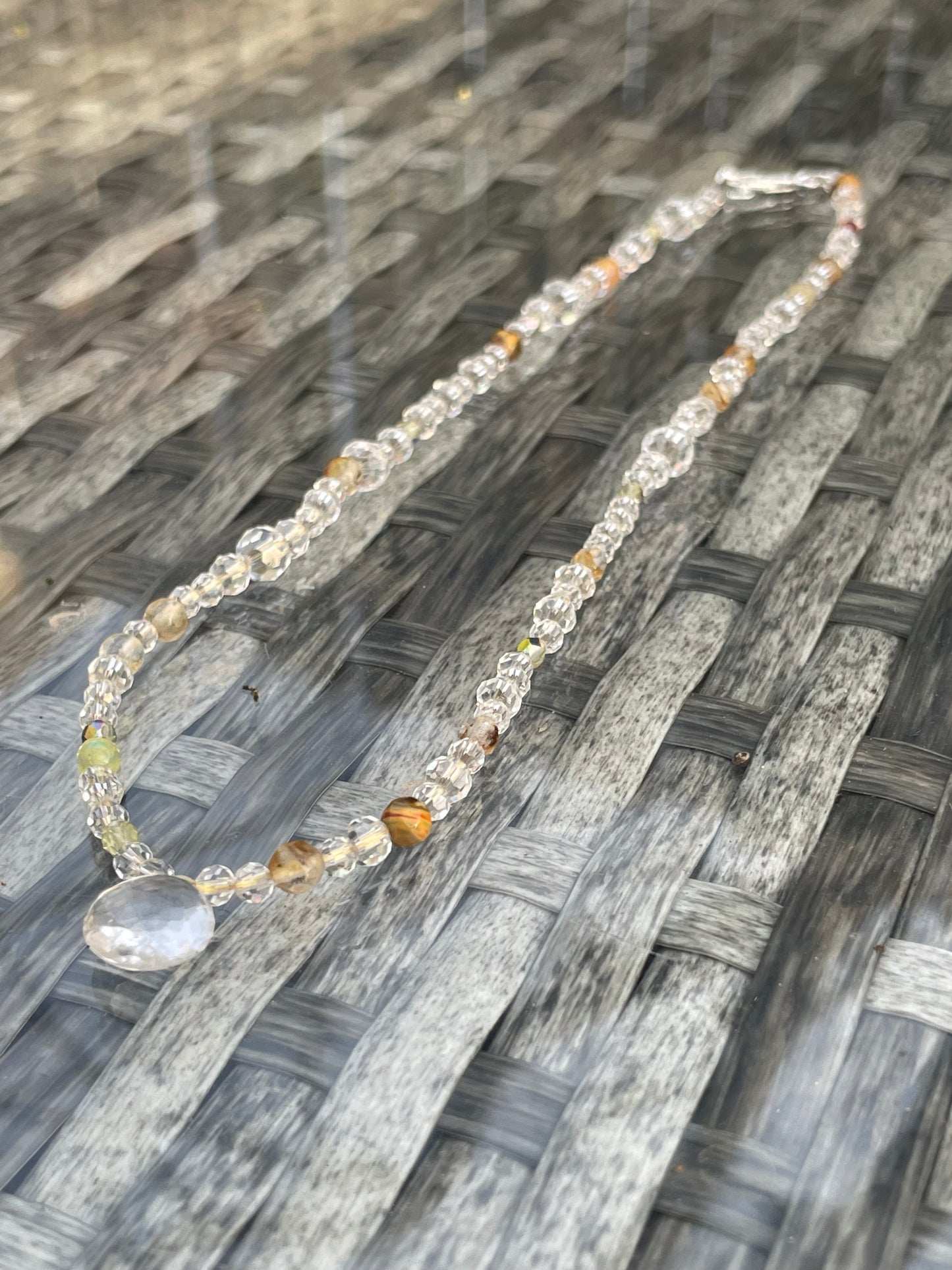 Chakra beaded necklace