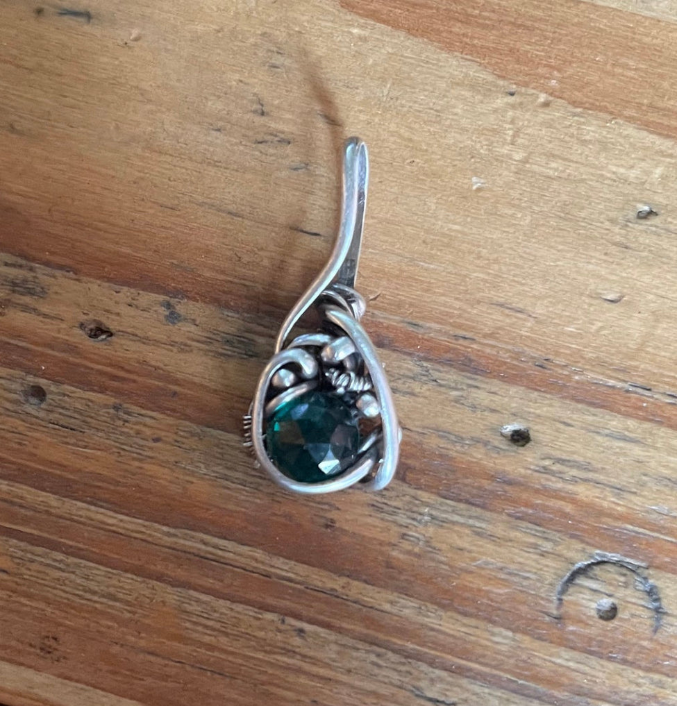 Emerald wire wrap