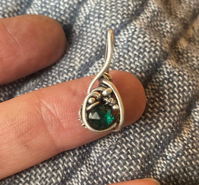 Emerald wire wrap