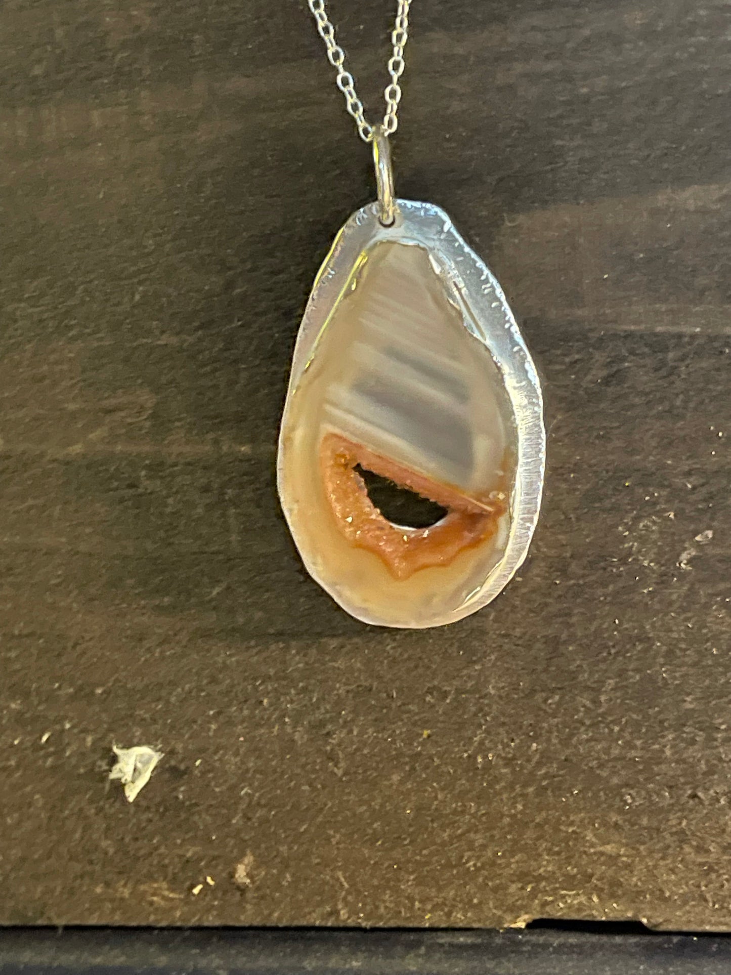 Geode necklace