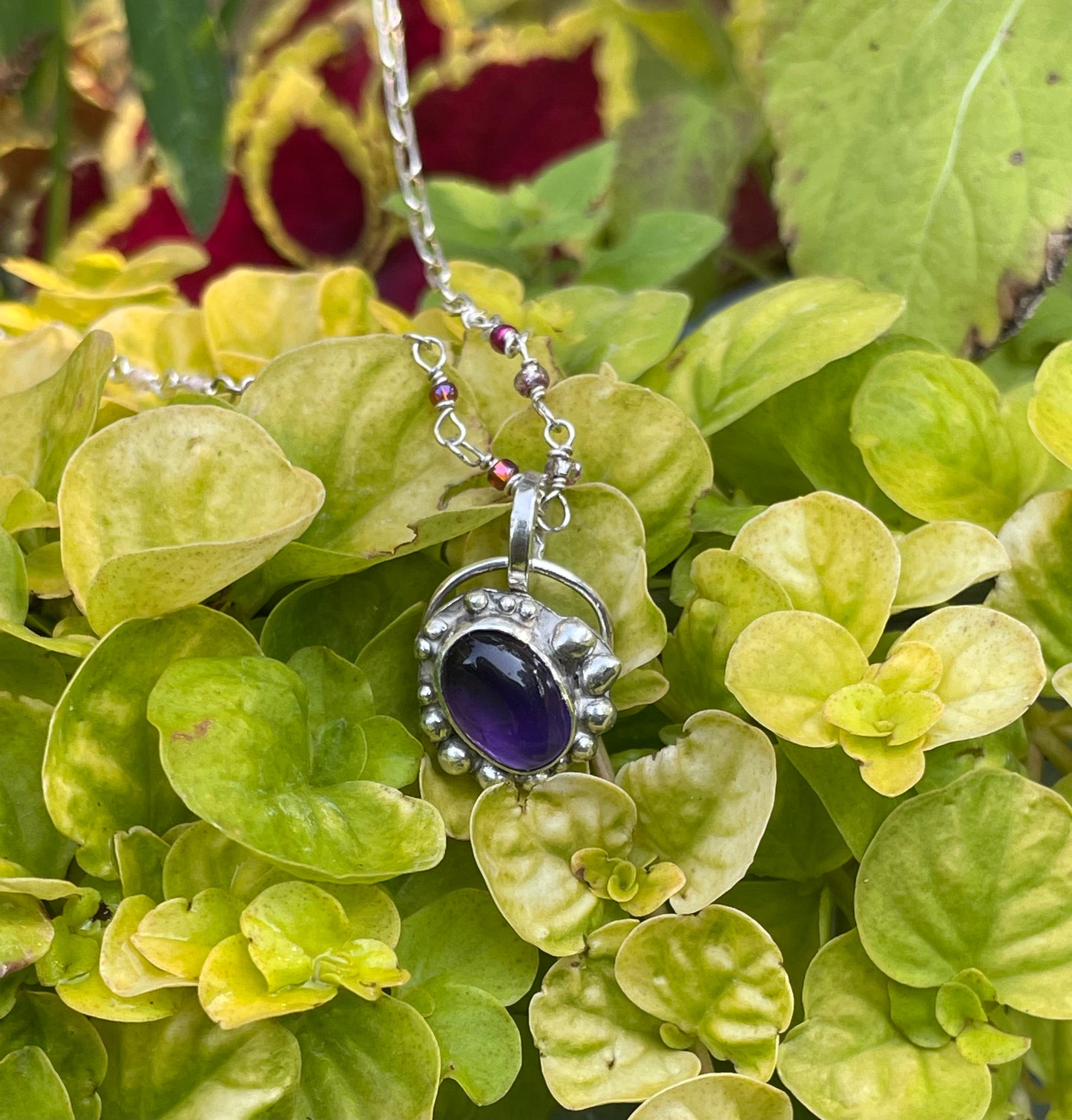 Amethyst necklace