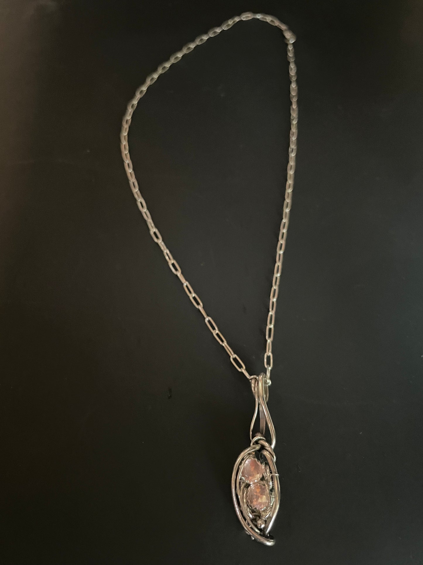 Hybrid morganite wire wrap