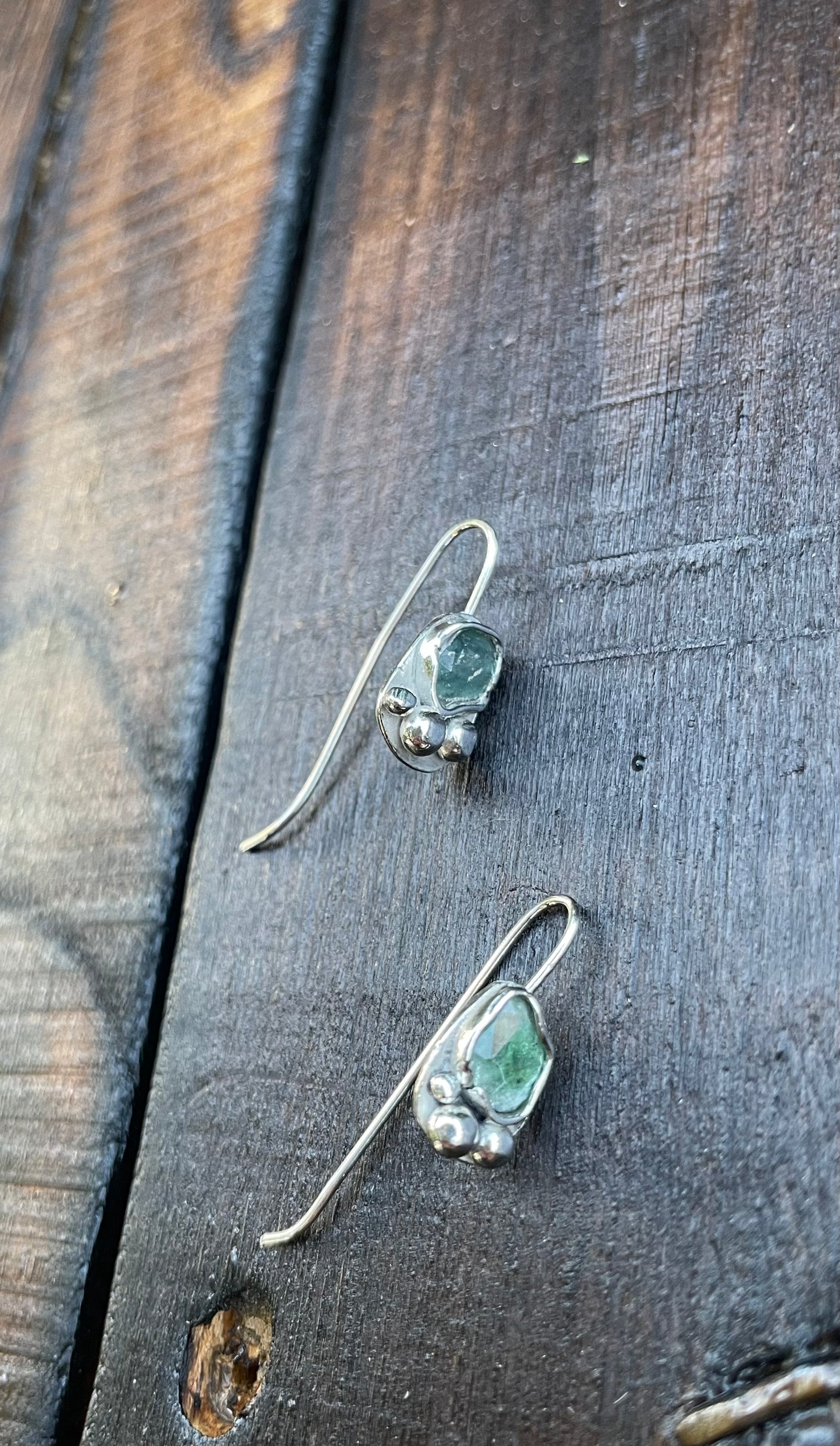 Multi tourmaline earrings