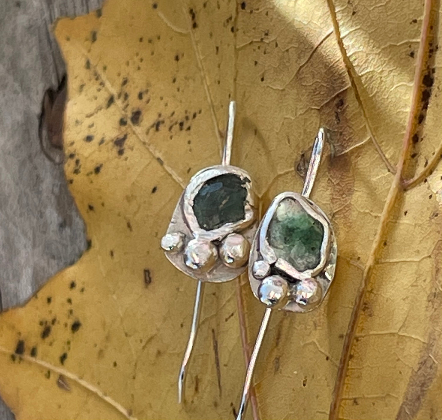 Multi tourmaline earrings