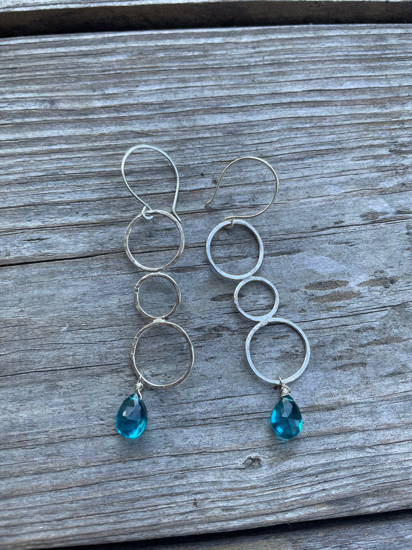 Teal together hoops