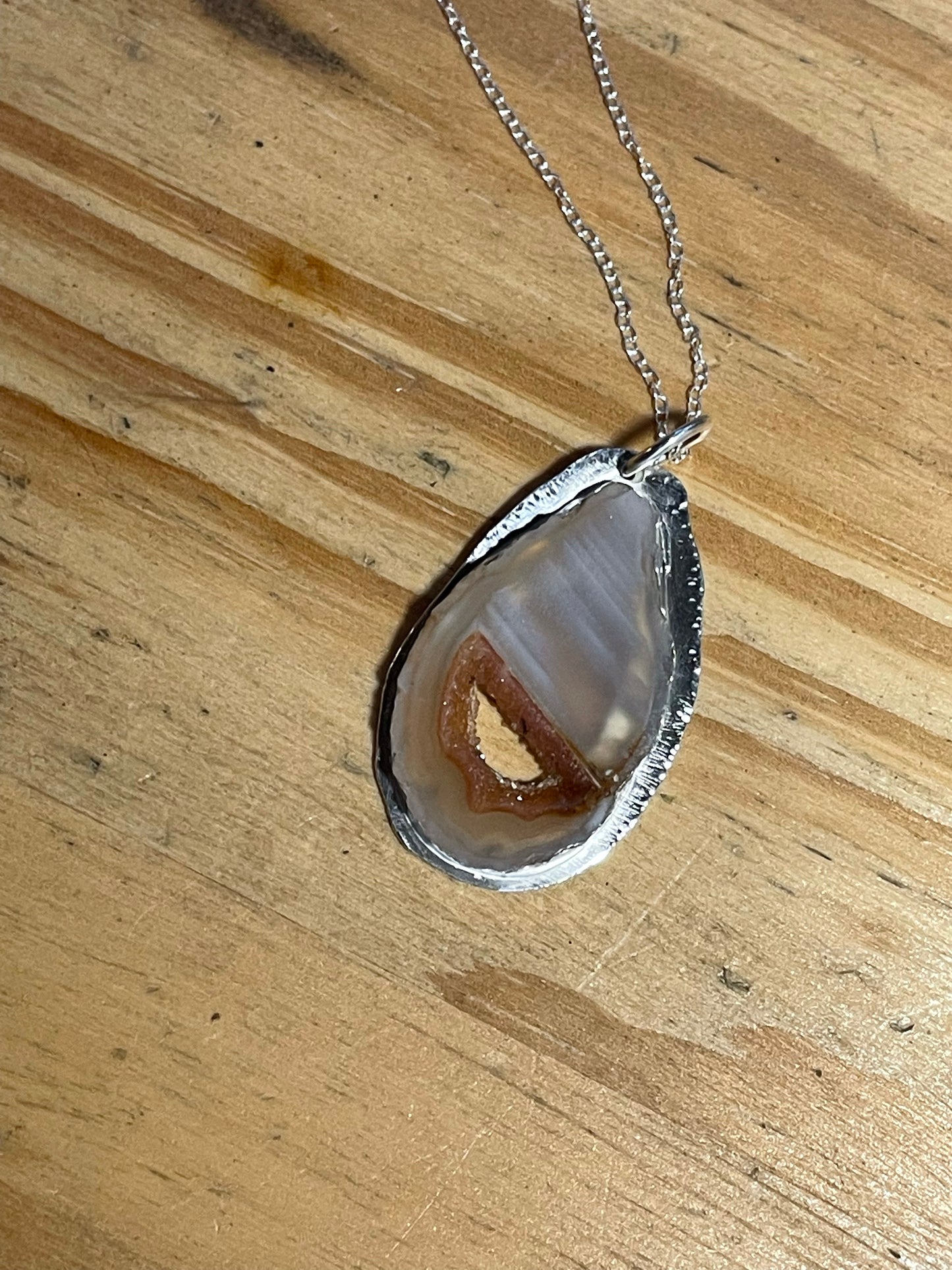 Geode necklace