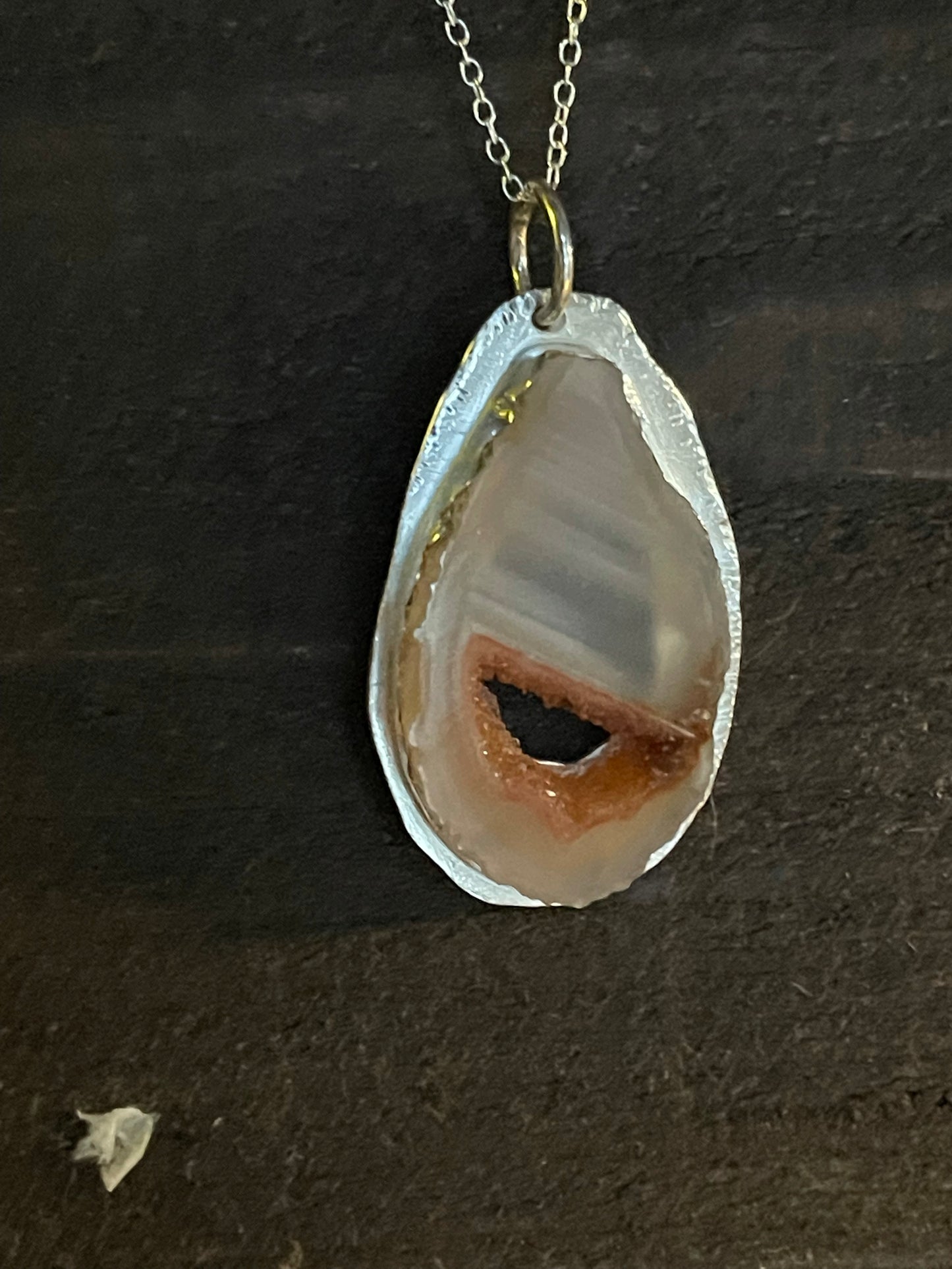 Geode necklace