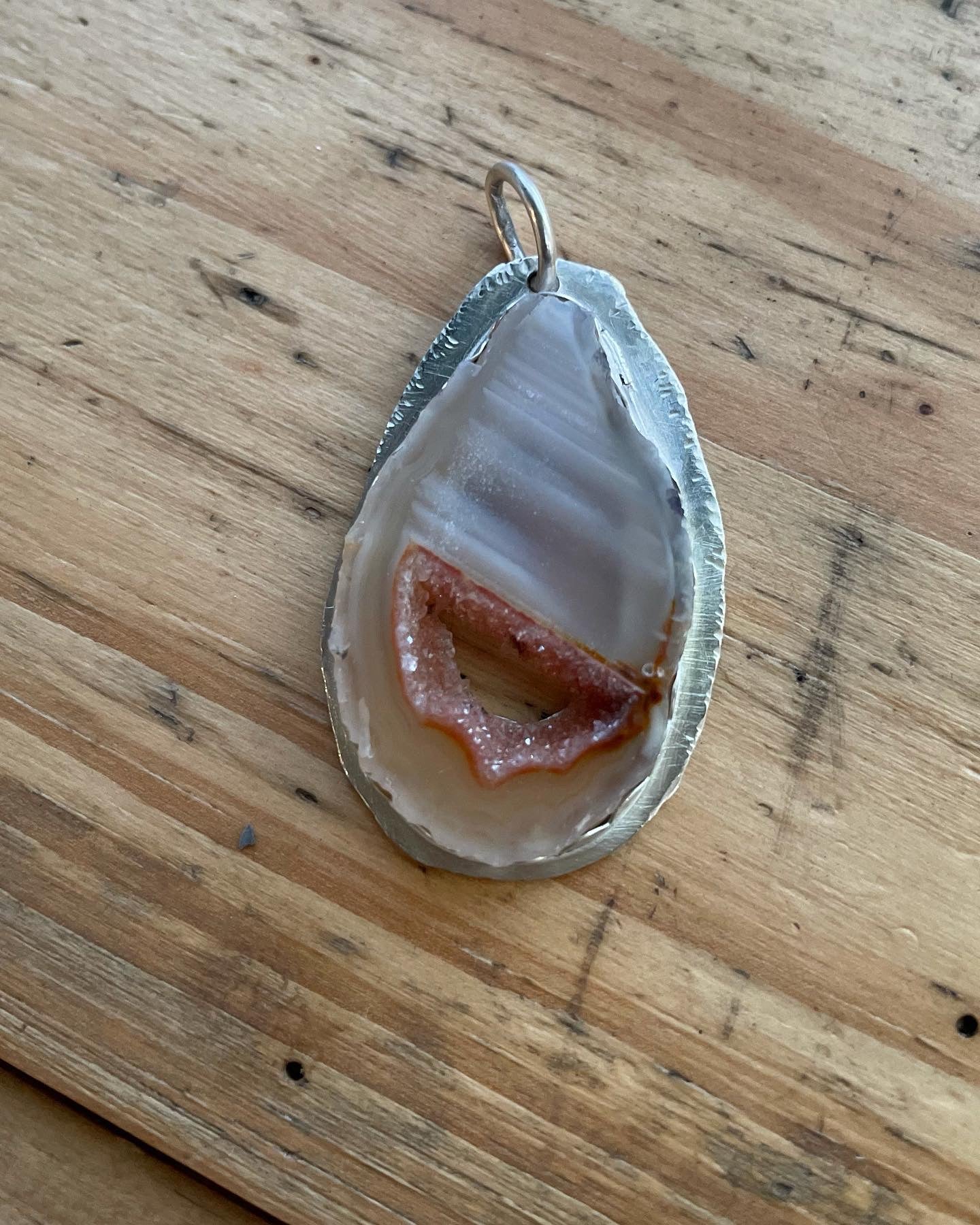Geode necklace