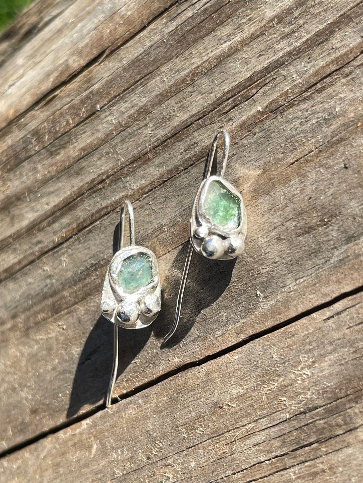 Multi tourmaline earrings