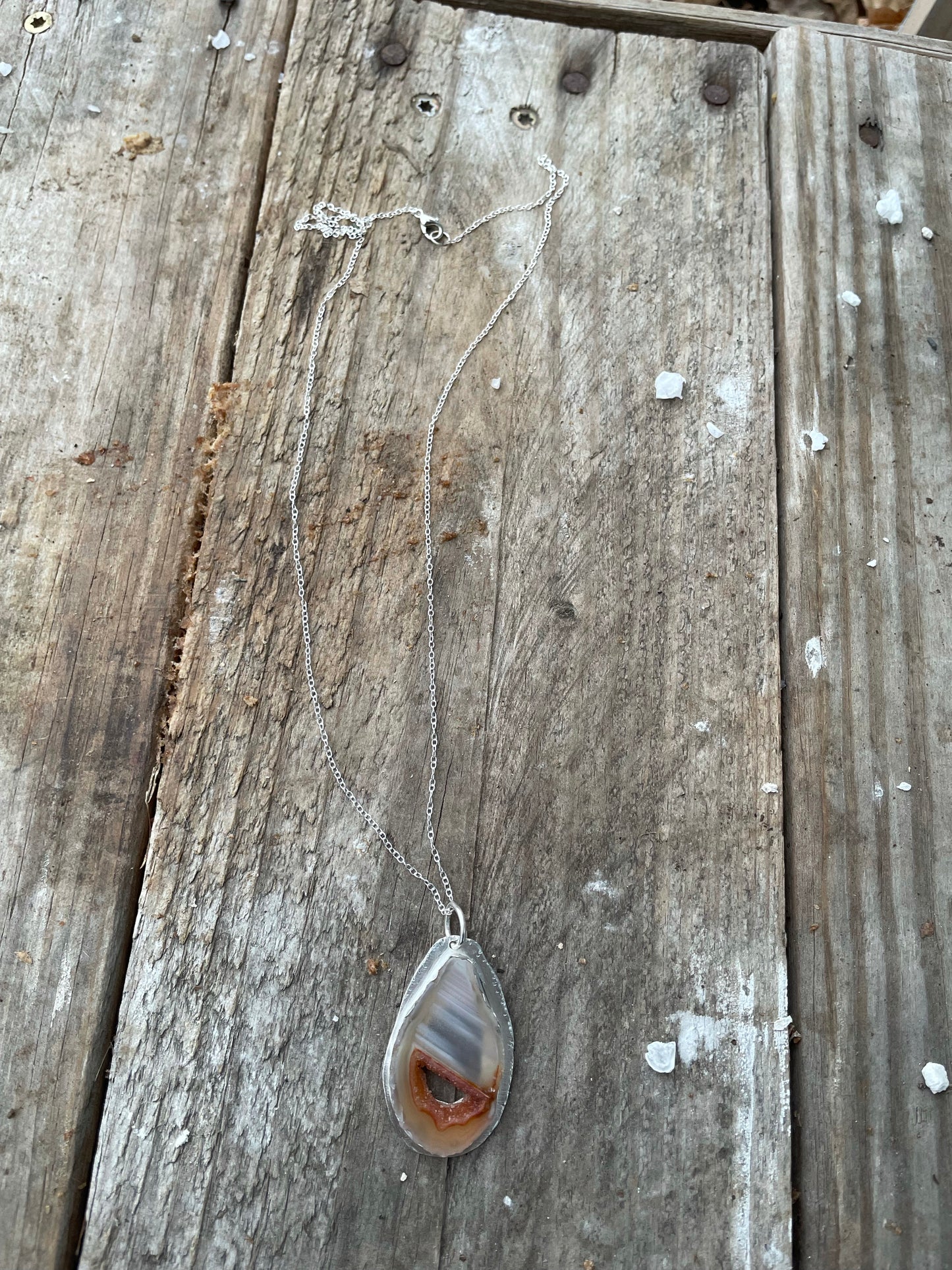 Geode necklace