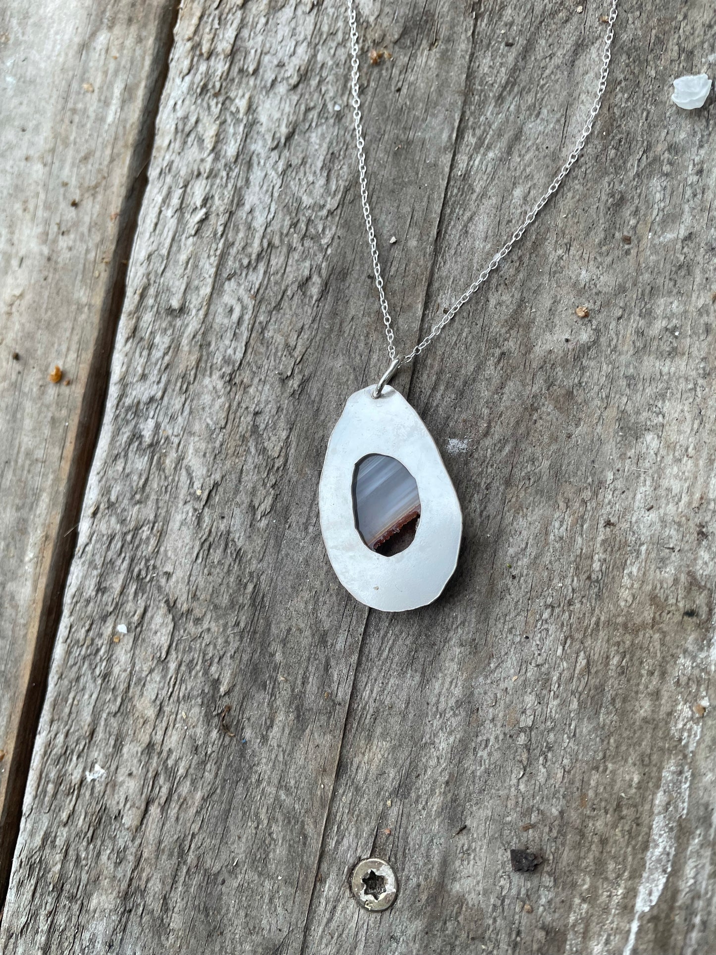 Geode necklace