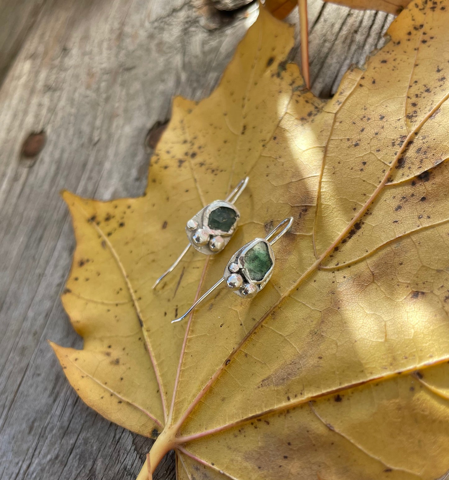 Multi tourmaline earrings