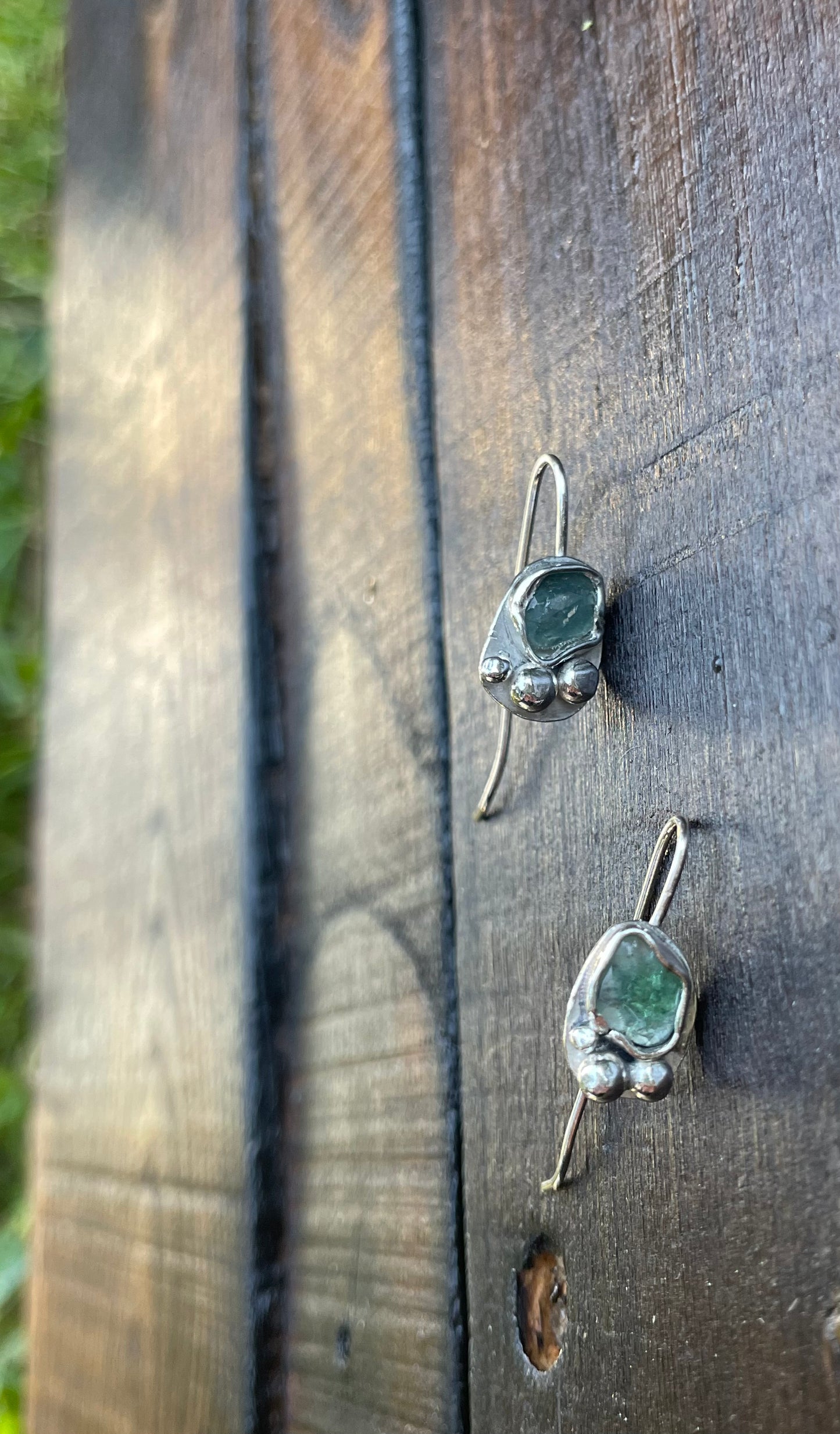 Multi tourmaline earrings