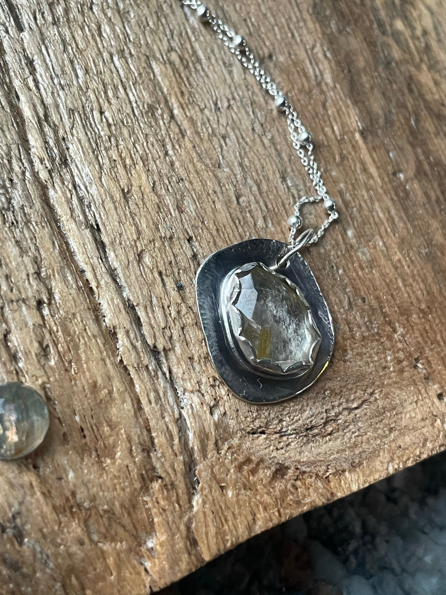 Golden Rutilated Quartz Pendant