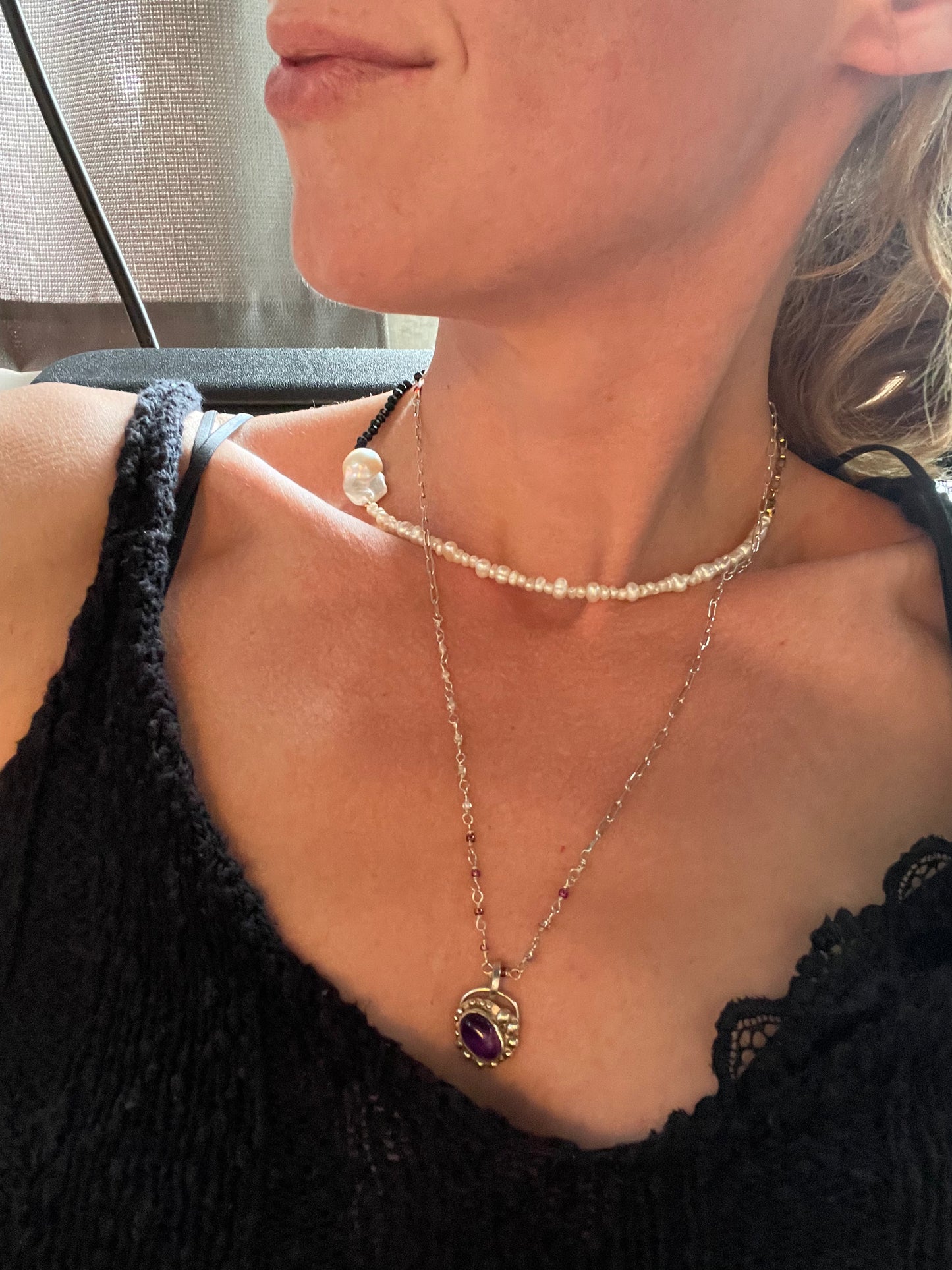 Amethyst necklace