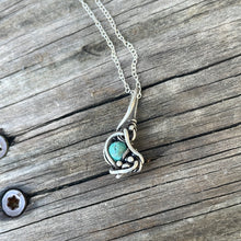Load image into Gallery viewer, Mini Turquoise wire wrap

