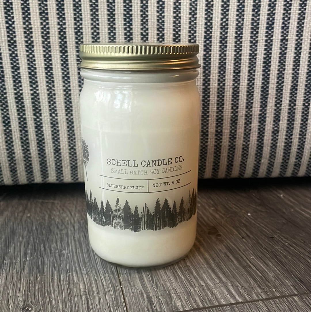 Blueberry Fluff Soy Candle
