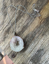Load image into Gallery viewer, Geode pendant
