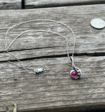 Load image into Gallery viewer, Pink Sapphire wire wrap
