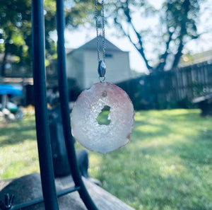 Geode pendant