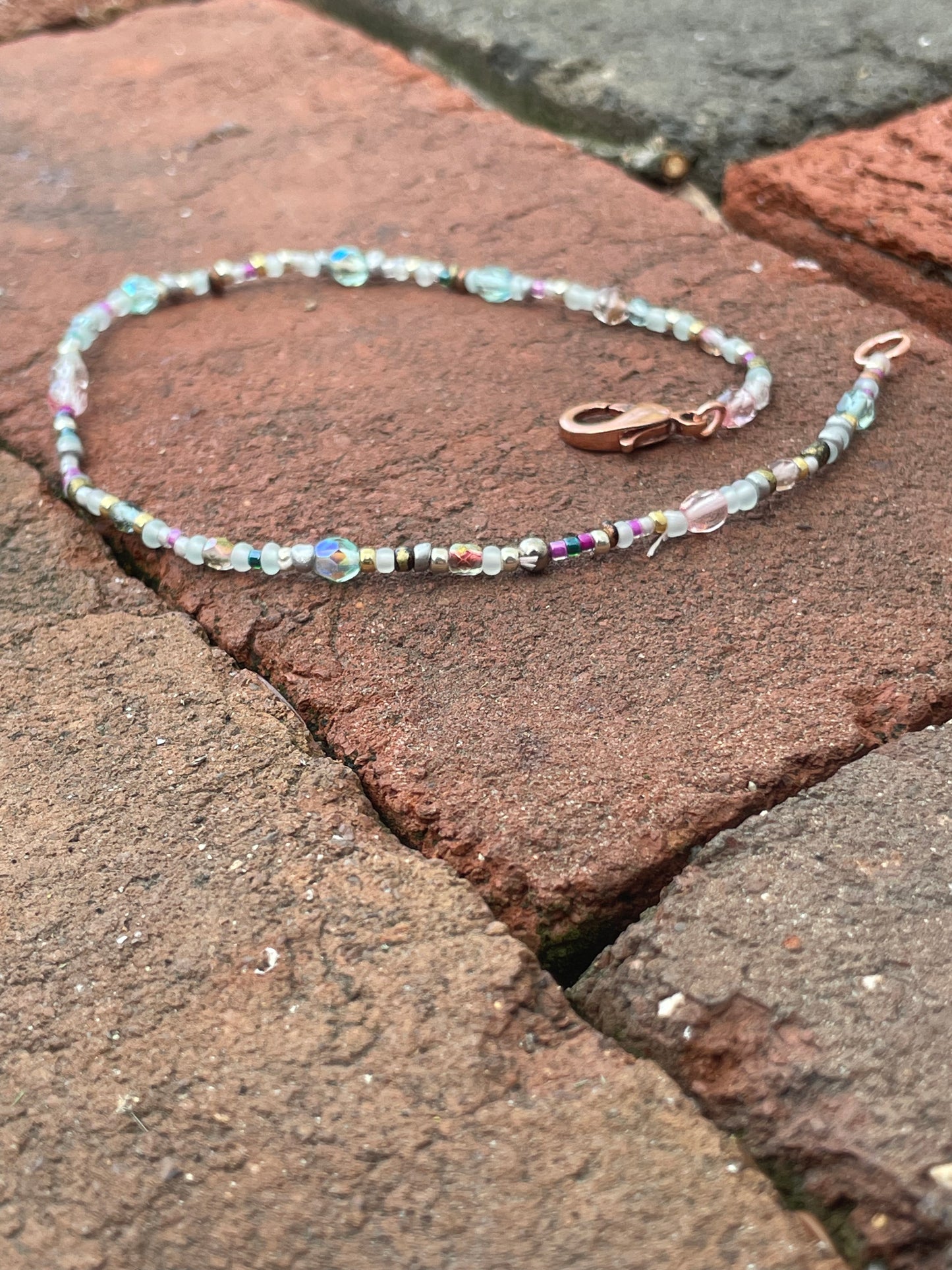 Glass beaded Anklet