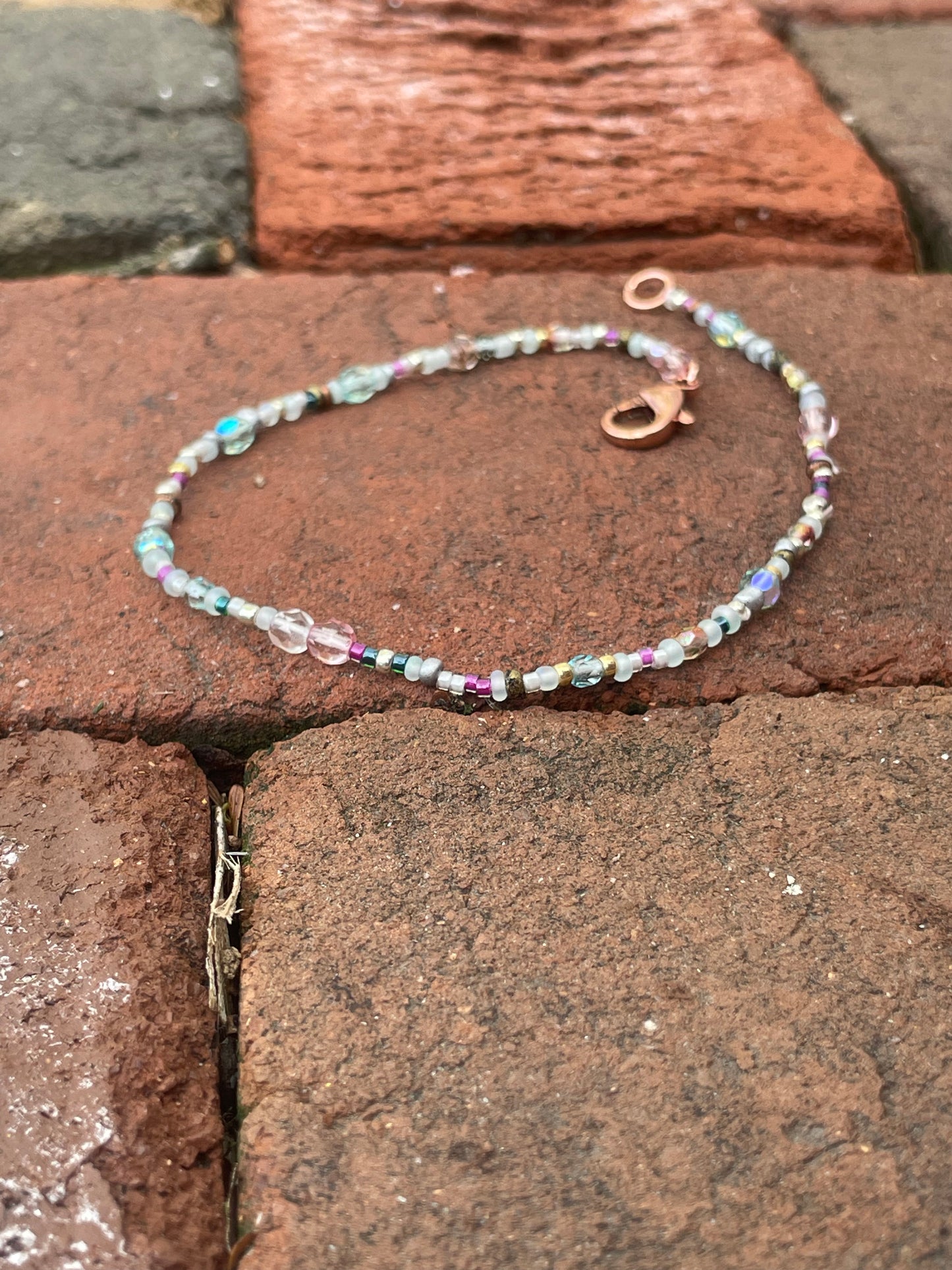 Glass beaded Anklet