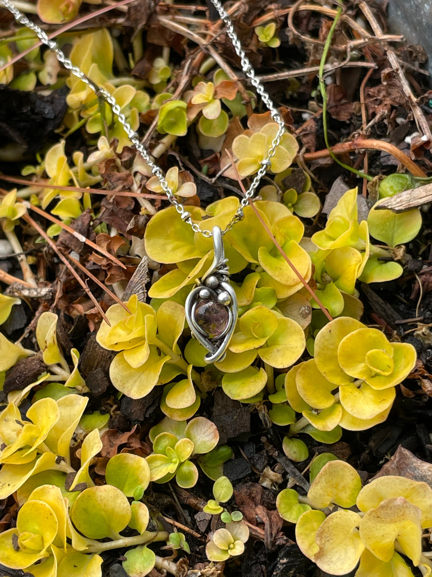 Pink Tourmaline wire wrap