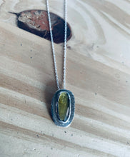Load image into Gallery viewer, Organic Green Tourmaline Necklace
