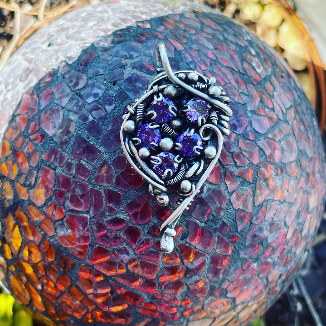 Purple wire wrap