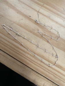 Abalone Pendant with handmade ball chain