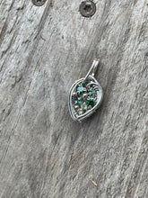 Load image into Gallery viewer, Faceted wire wrapped pendant
