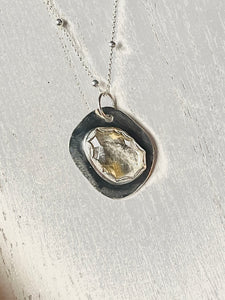 Golden Rutilated Quartz Pendant