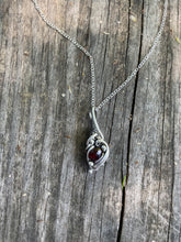 Load image into Gallery viewer, Gemini garnet wire wrap
