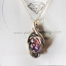 Load image into Gallery viewer, Mini double stone pendant
