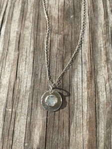 Geode Medallion Necklace